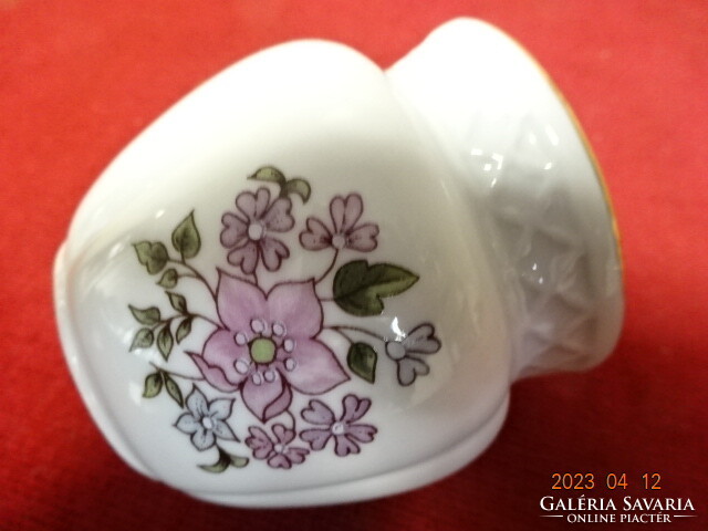 Zsolnay porcelain mini pot, vase, height 6.5 cm. Jokai.