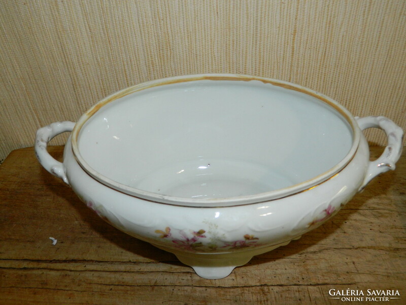 Antique numbered soup bowl