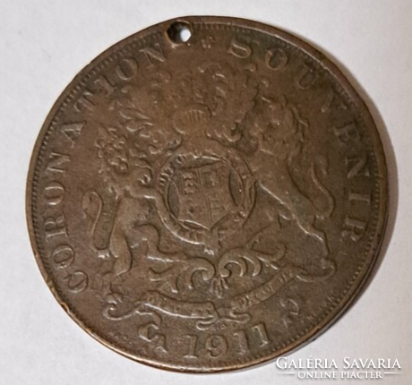 1911. George V and Mary coronation commemorative medal (54)