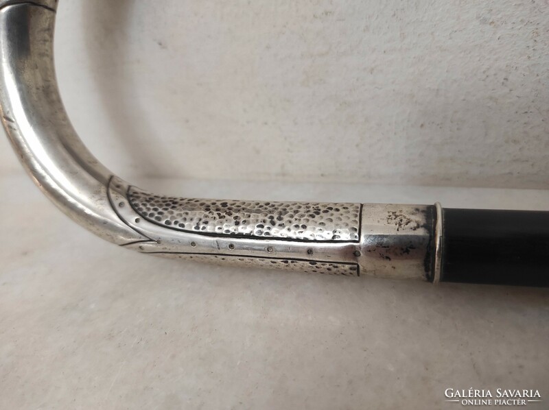 Antik sétapálca ezüst nyelű bot sétabot film színház jelmez kellék 236 7011