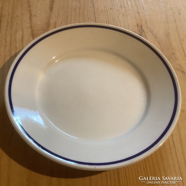 Zsolnay kék csíkos lapos tányér 2 db