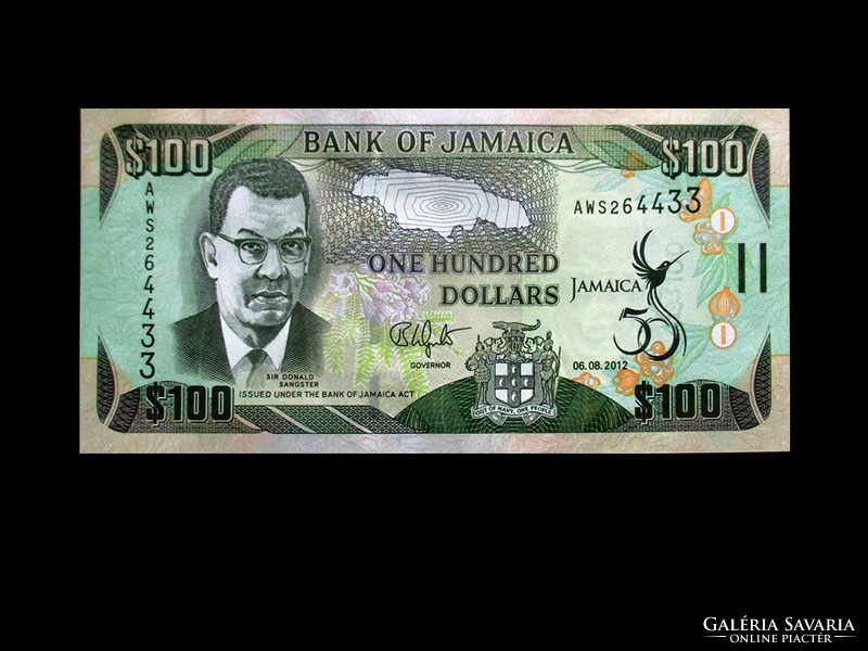 UNC - 100 DOLLÁR - JAMAIKA -2012
