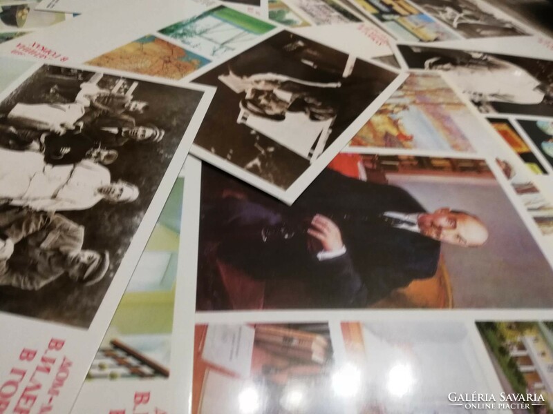 Lenin's life 1976 picture presentation sheets 10 pcs