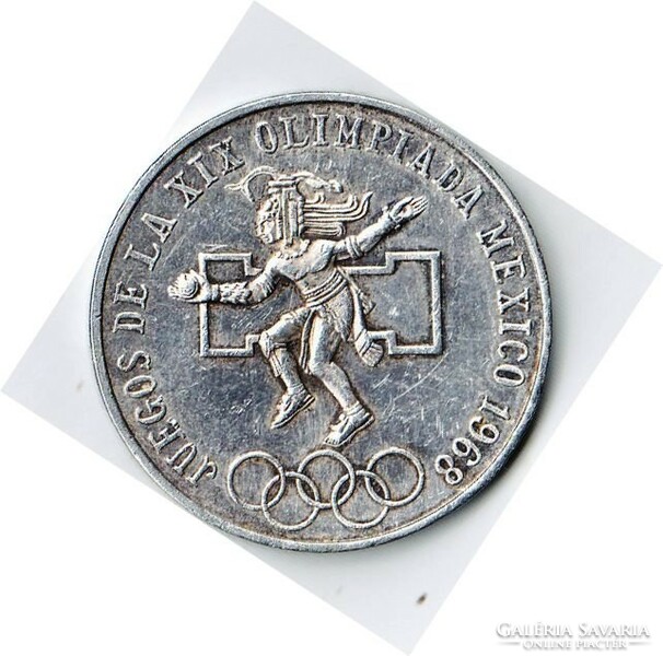 Mexikó 25 ezüst Mexikói peso  (Summer Olympics - Mexico City) 1968