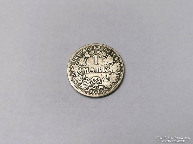 1875 The silver 1 mark i. William
