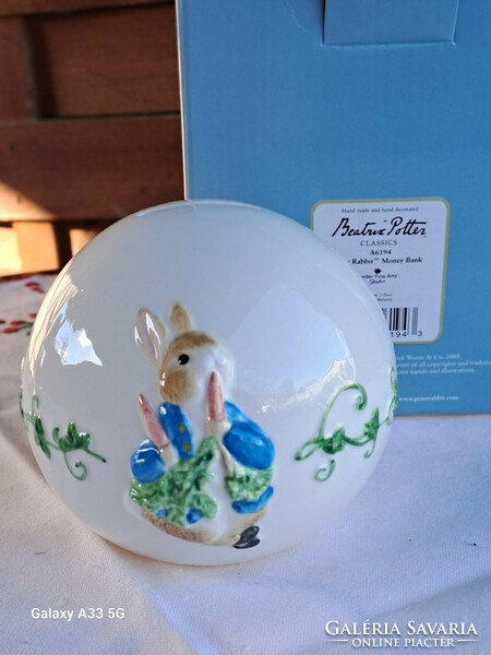 Wedgwood English bone china hand painted bush peter rabbit peter rabbit with bunny beatrix potter