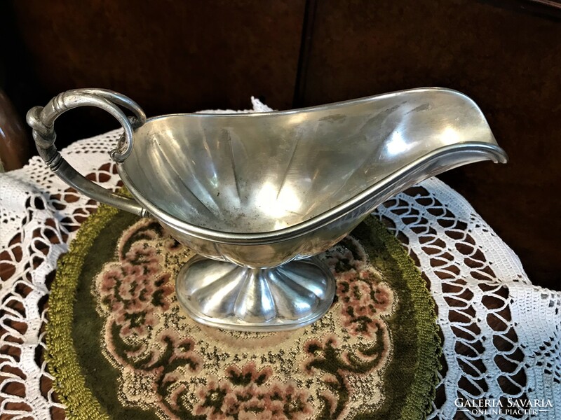 Antique beauty, stunning appearance, beautiful shape, silver plated, large saucer