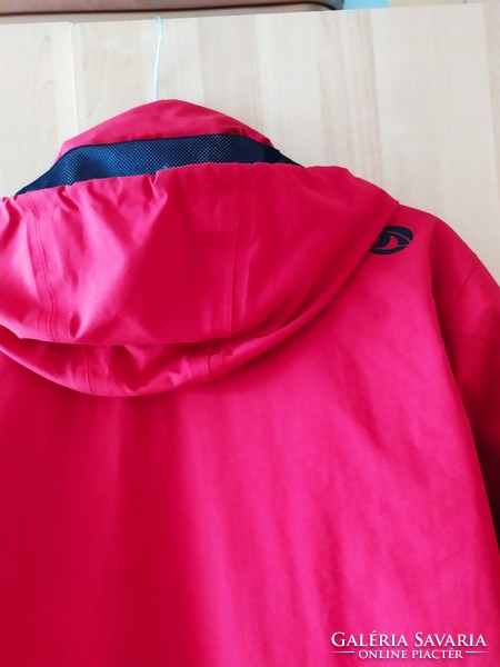 Tribord piros színű, férfi túra, vitorlás dzseki L-es