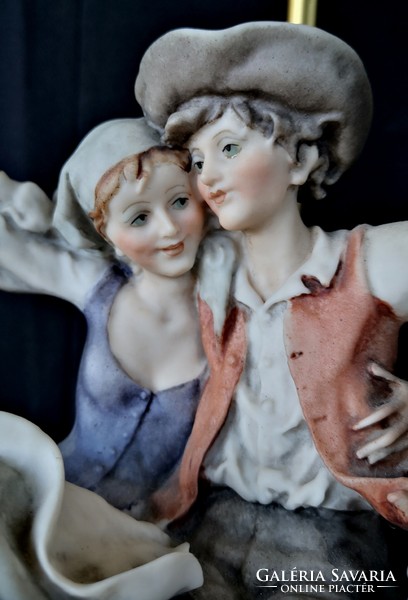 Dt/179 – giuseppe armani (capodimonte) figural table lamp