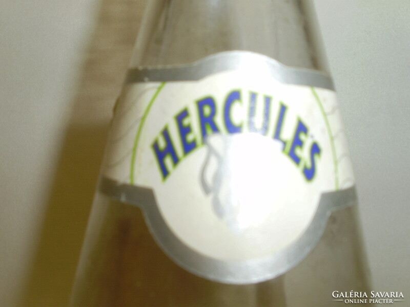 Retro HERKULES Fonyódi ásványvizes cimkés üveg palack - egy literes