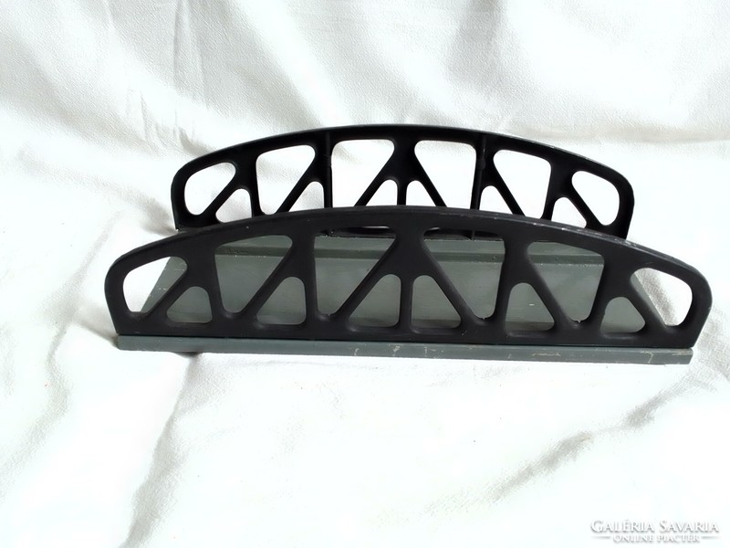 Antik régi vasúti híd építő elem JEP France 0-ás vasú modell 1930 terepasztal kiegészítő lemezjáték