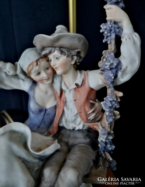 Dt/179 – giuseppe armani (capodimonte) figural table lamp