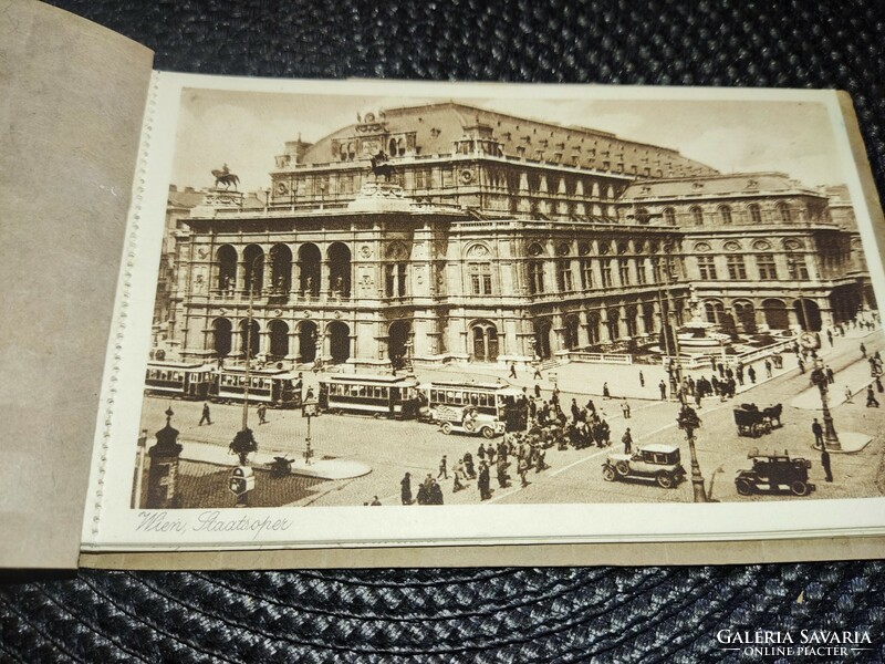 Vienna postcards in an album