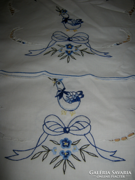 2 Retro Madeira tablecloths 48 cm x 35 cm