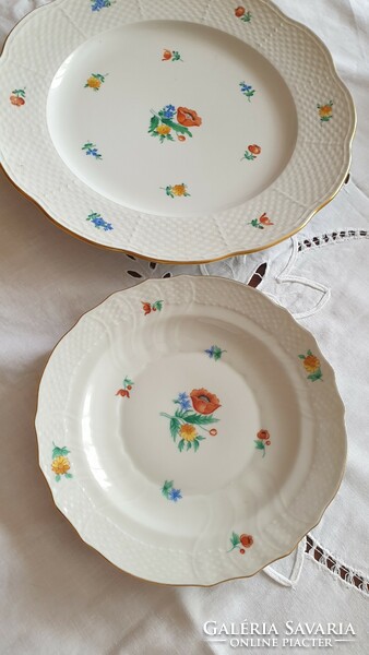 Herend cake plate with a plate