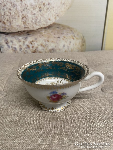 Altwien antique German scene porcelain cup a43