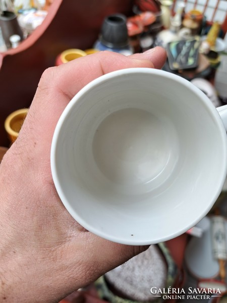 Kőbánya porcelain drasche floral mug porcelain