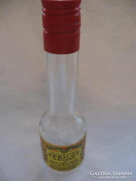 Old monimpex apricot brandy cognac bottle with apricot whistle