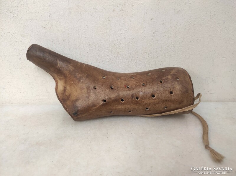 Antique Leather Plaster Hand Brace Museum Surgeon Doctor Medical Instrument Tool 250 7154
