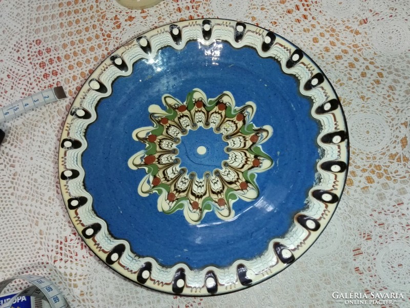 Ceramic serving tray, center table.