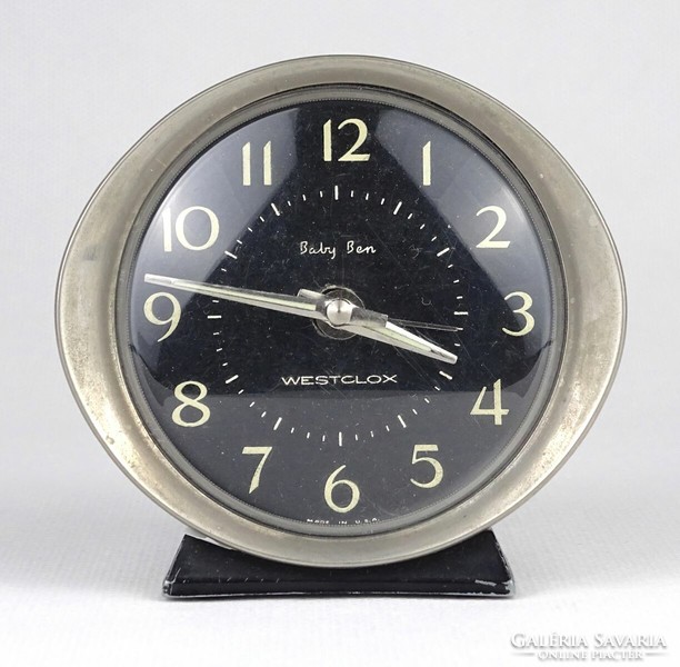 1M720 old retro designed American chrome alarm clock alarm clock baby in