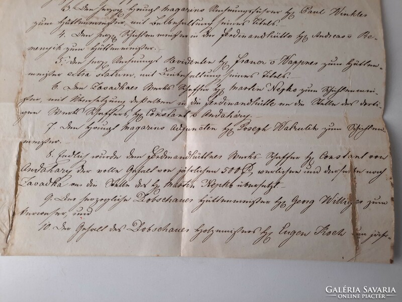 Az Andaházy család levéltára No.119 : magánlevél 1854.dec.14.