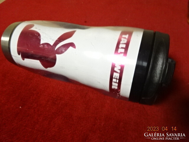 Thermos with Playboy bunny label, height 18.5 cm. Jokai.