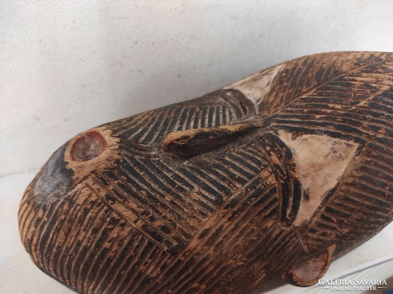 Antik afrikai Afrika Songye népcsoport madár maszk Kongó leértékelt 223 dob 47 7076