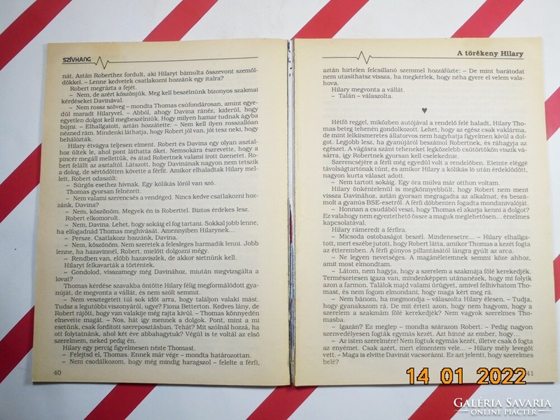 Szívhang newspaper, booklet 1992. August