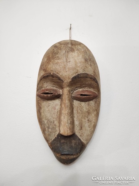 Antique African Igbo ethnic group wooden mask Nigeria African mask 30 drums 5 6725