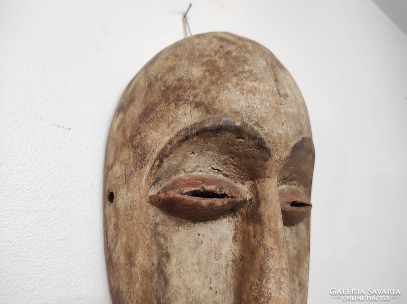 Antik afrikai Igbo népcsoport fa maszk Nigéria africká maska 30 dob 5 6725