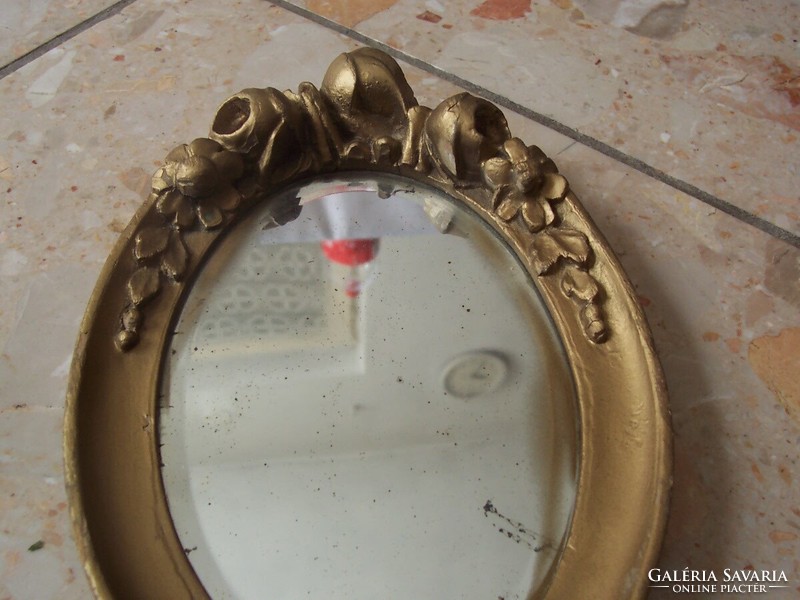 Antique hand mirror