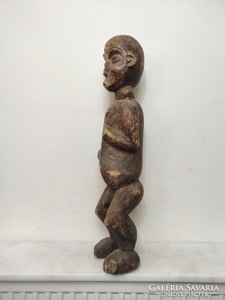 Antik afrikai beteg gyógyító szobor Pende népcsoport Kongó Afrika 334 Le dob 88 7254