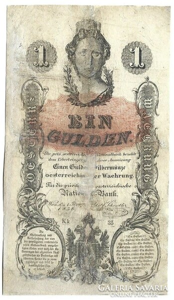 1 forint / gulden 1858 2.
