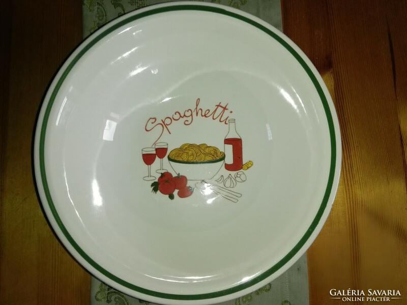 Spagettis porcelán tányér...új.
