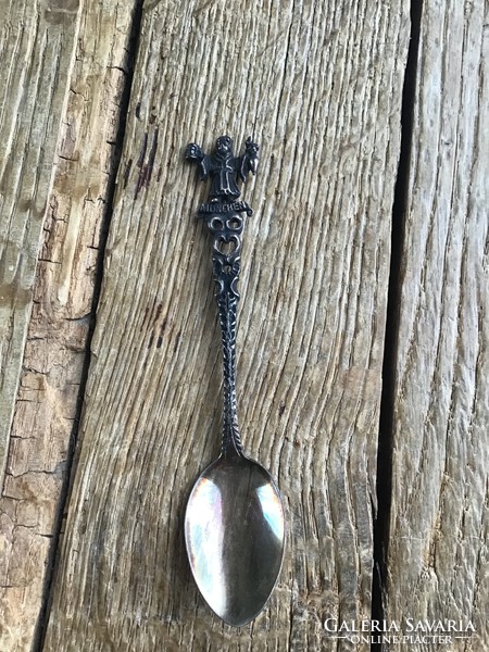 Old silver-plated Munich teaspoon