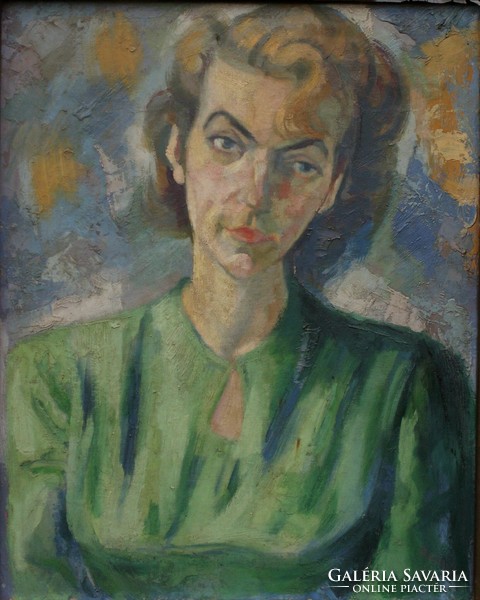 Viktor Raffael winning (Rév-Komárom, 1900 -- Budapest, 1981) : young woman