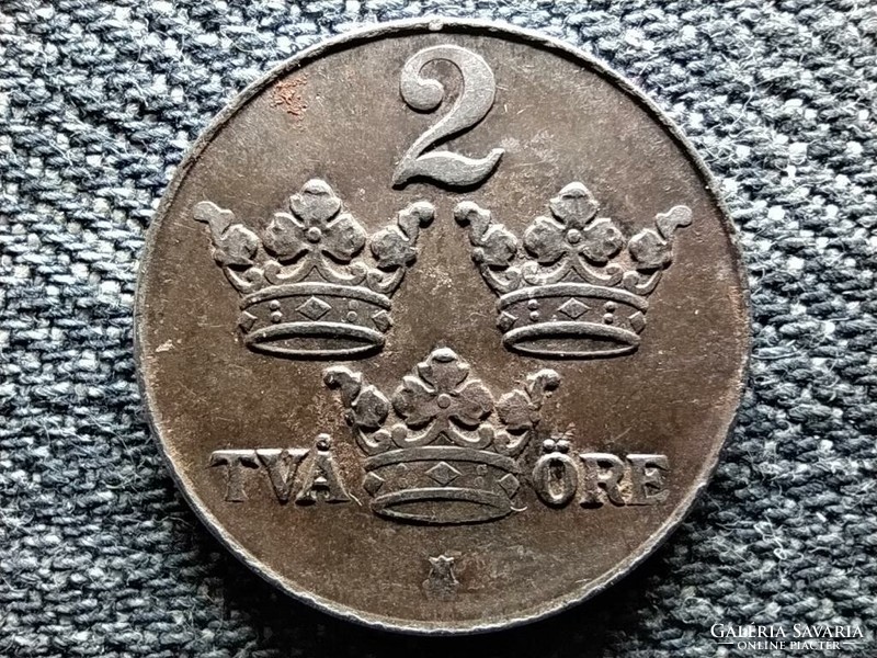 Sweden v. Gusztáv (1907-1950) 2 coins 1949 (id49107)