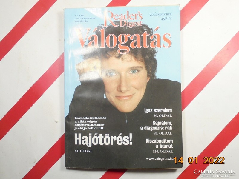 Régi retro Reader's Digest Válogatás újság magazin 2000. október - Ajándékba születésnapra