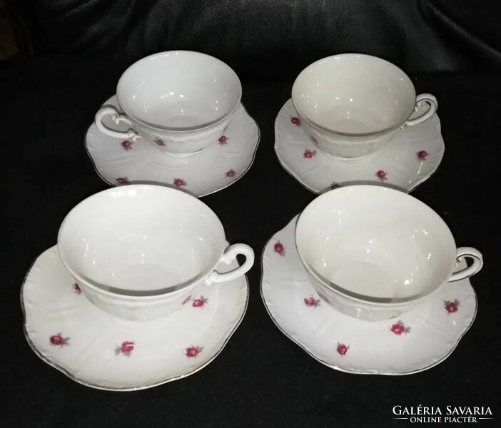 Zsolnay rose tea sets