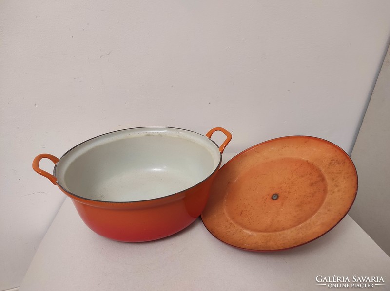 Antique retro cast iron kitchen pot cast iron pot with lid 352 7312