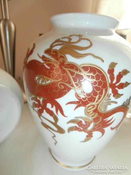 Wallendorf dragon vase collection 3 pcs