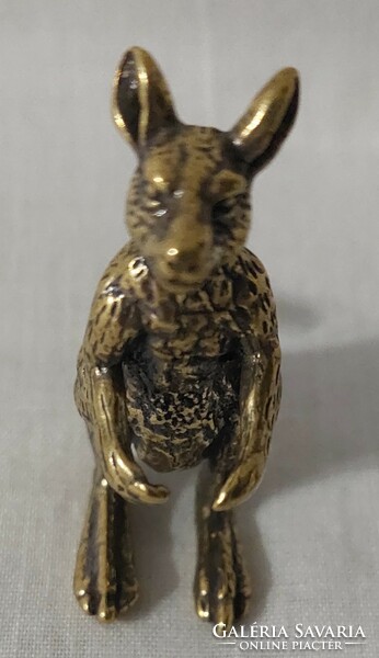Miniature brass kangaroo