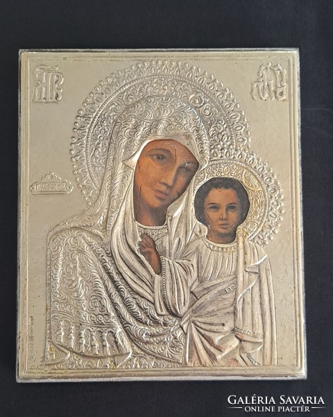 Silver religious icon