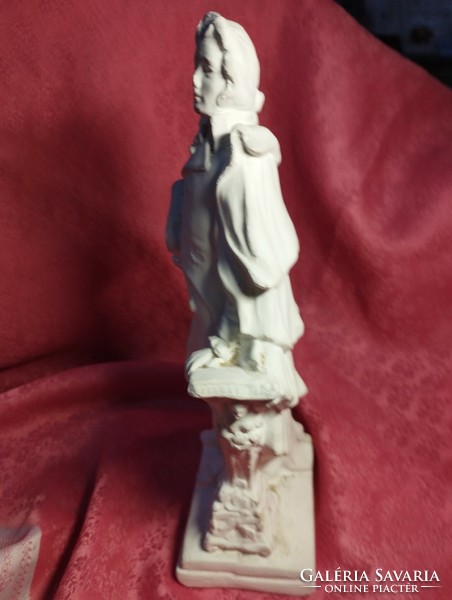 Mozart 21 cm.-S alabaster statue