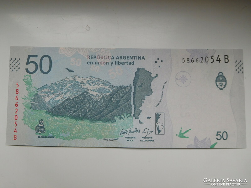 Argentína 50 peso 2018 UNC