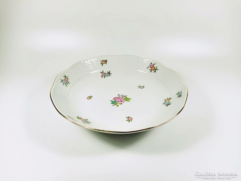 Herend, side dish with Eton pattern (82), hand-painted porcelain, flawless! (J358)