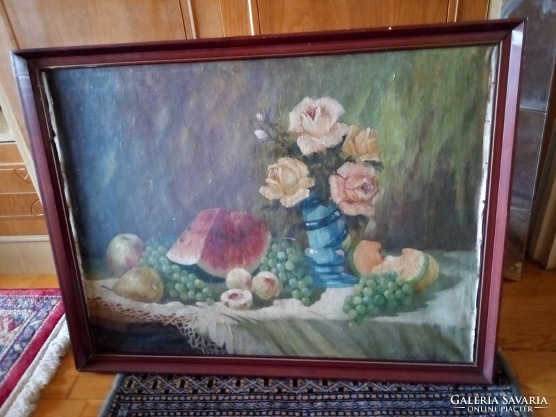 Korossy.???....Antique painting 78x58 cm without frame