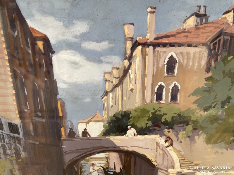 Croatian Kálmán Szatmári (1890-1957): Venice