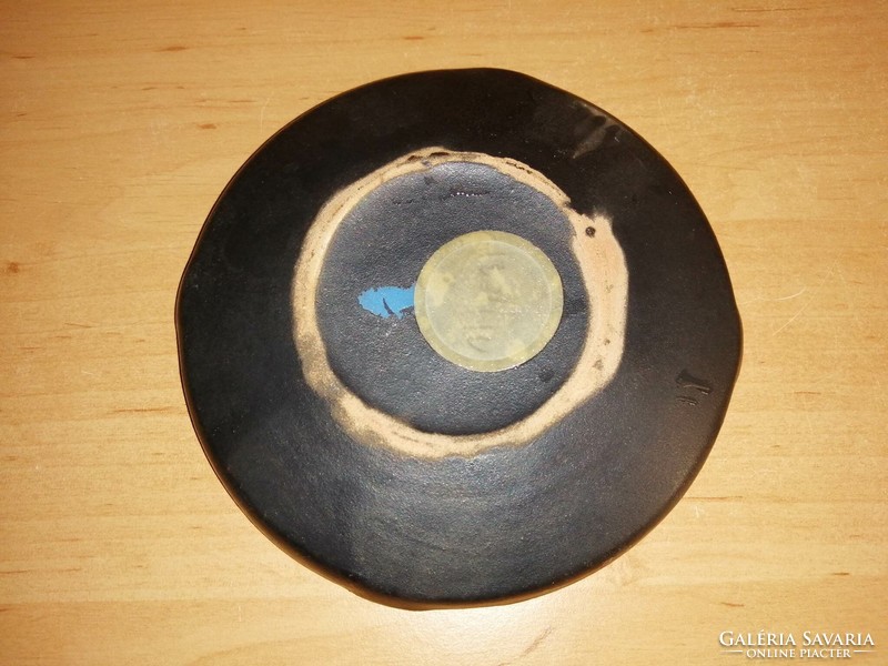 Gorka jellegű iparművész kerámia hamutál 12,5 cm (n)